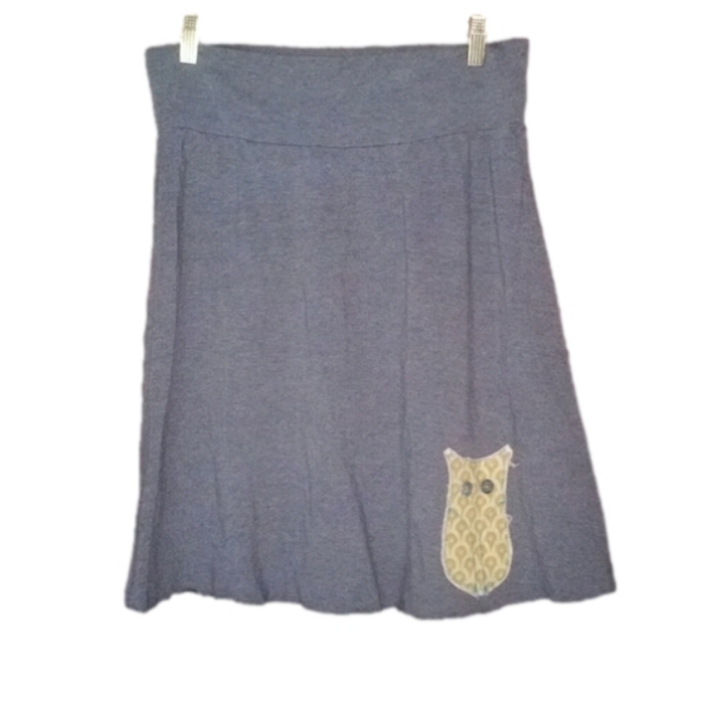 Cute Ladies Owl Design Skirt sz M